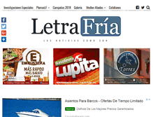 Tablet Screenshot of letrafria.com